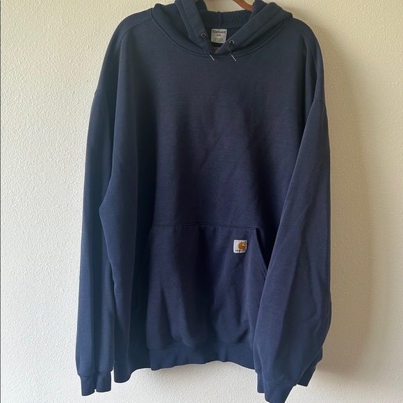 Carhartt Men's Deep Blue Hoodie - Picture 1 of 6
